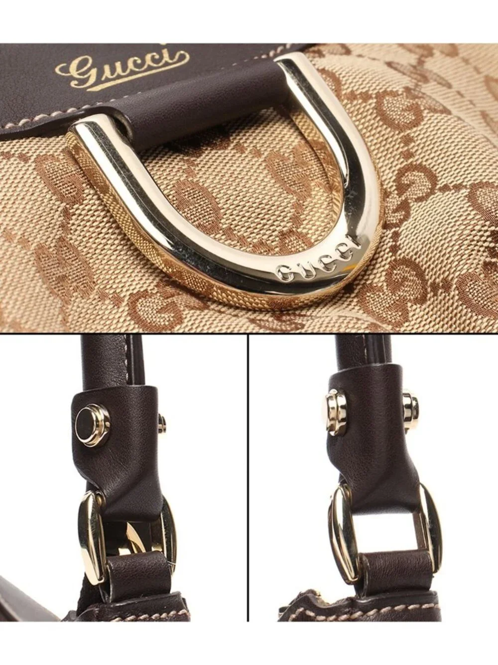 ★SOLD★ Gucci Shoulder Bag Abbey GG Canvas - Picture 8 of 8